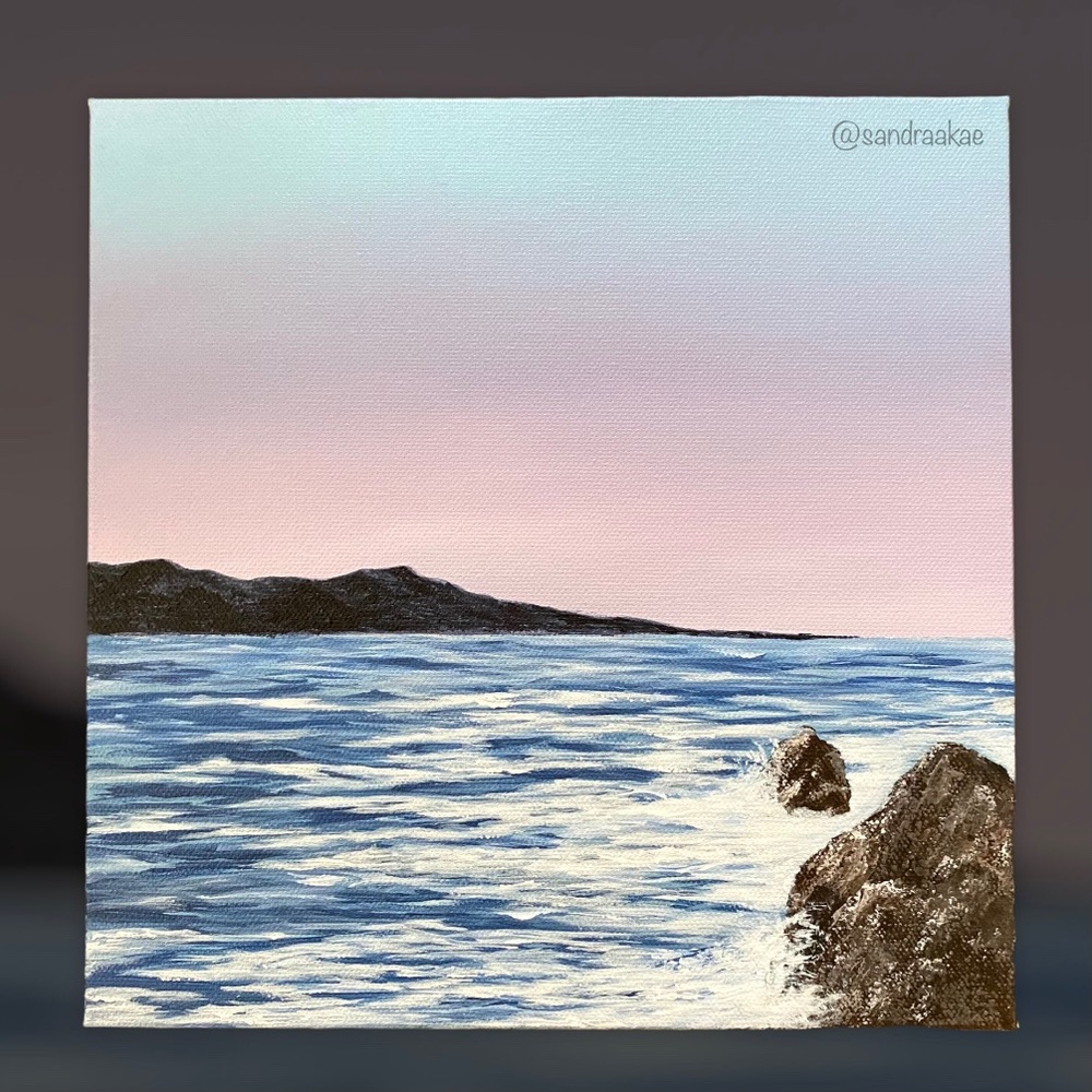 Original ocean seascape painting on canvas